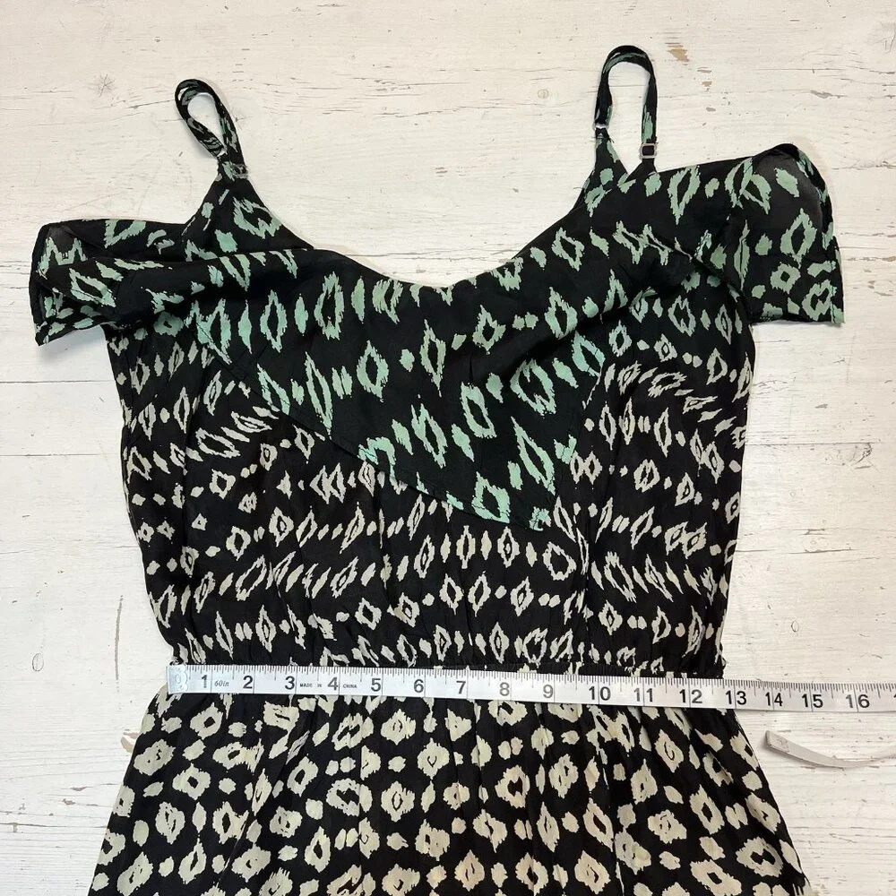 Gypsy 05 100% Silk Dress Womens XS Tie Dye Hippie Boho Festival Leopard Print